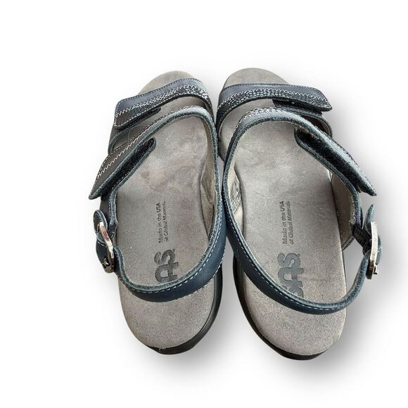 SAS Women's Nudu Sandal 8W Blue Adjustable Comfort Casual Summer - Picture 12 of 16